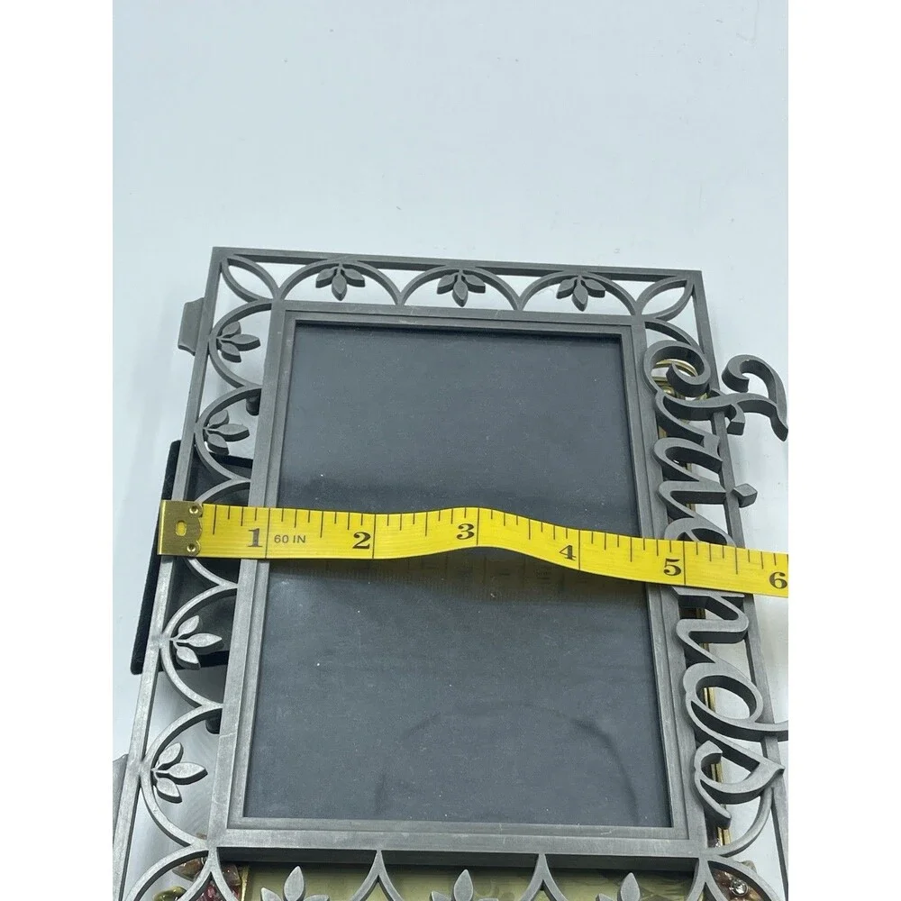 Vintage 4x6 Picture Frame Bundle - Ashleigh Manor Floral & Pewter Friends